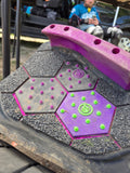 1WP Ignite Squishy Studded TPE Hexagons - 6 & 12 Packs (Customize Colors)