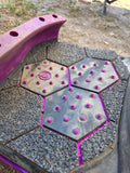 1WP Ignite Squishy Studded TPE Hexagons - 6 & 12 Packs (Customize Colors)