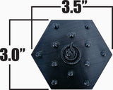 1WP Ignite Squishy Studded TPE Hexagons - 6 & 12 Packs (Customize Colors)