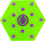1WP Ignite Squishy Studded TPE Hexagons - 6 & 12 Packs (Customize Colors)
