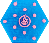 1WP Ignite Squishy Studded TPE Hexagons - 6 & 12 Packs (Customize Colors)