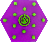 1WP Ignite Squishy Studded TPE Hexagons - 6 & 12 Packs (Customize Colors)