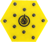 1WP Ignite Squishy Studded TPE Hexagons - 6 & 12 Packs (Customize Colors)