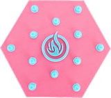1WP Ignite Squishy Studded TPE Hexagons - 6 & 12 Packs (Customize Colors)