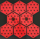 1WP Ignite Squishy Studded TPE Hexagons - 6 & 12 Packs (Customize Colors)