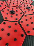 1WP Ignite Squishy Studded TPE Hexagons - 6 & 12 Packs (Customize Colors)
