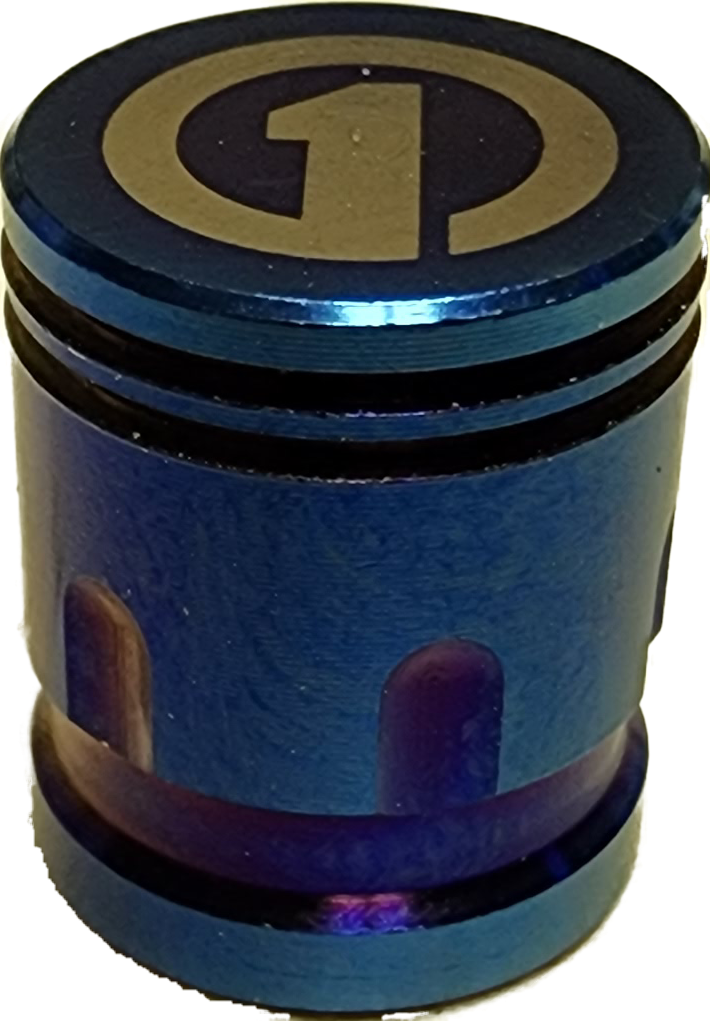 1WP Titanium Lo-Profile Valve Stem Cap – 1Wheel Parts