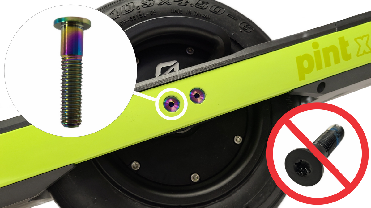 1WP Ti Nitride Titanium Hub Bolt for Onewheel Pint/Pint X 1Wheel Parts