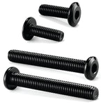 M6 x 18mm-55mm SS Black Oxide Flat Head Hex Socket Cap Screws