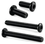 M5 x 18mm-55mm SS Black Oxide Flat Head Hex Socket Cap Screws